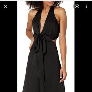 BCBG halter bow evening dress